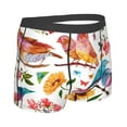 thumbnail image 3 of Disketp Flowers Birds And Butterflies Men'S Boxer Briefs,Soft And Breathable Cotton Underwear With Comfortflex Waistband, 3 of 9