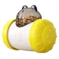 thumbnail image 1 of TISHITA Food Dispensing Toy Interactive Toy Treat Leakage Slow Feeder, Yellow, 1 of 8