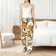thumbnail image 4 of Fotbe Giraffes Head Pantalones de Pijama para Mujer, Pantalones de Dormir, Pantalones Pj con Cordón y Bolsillos-Small, 4 of 6