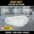 thumbnail image 5 of Catchmaster DEFIANT Reusable Heavy Duty Ant Traps Indoor & Outdoor Refill (8 Pack) – Liquid Ant Bait NOT Included – Pest Control Bait Stations, 5 of 8