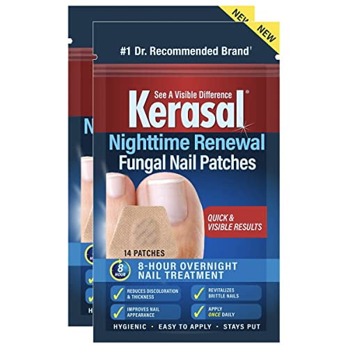 Kerasal Nail Renewal Nighttime Nail Patches, Restores Appearance of