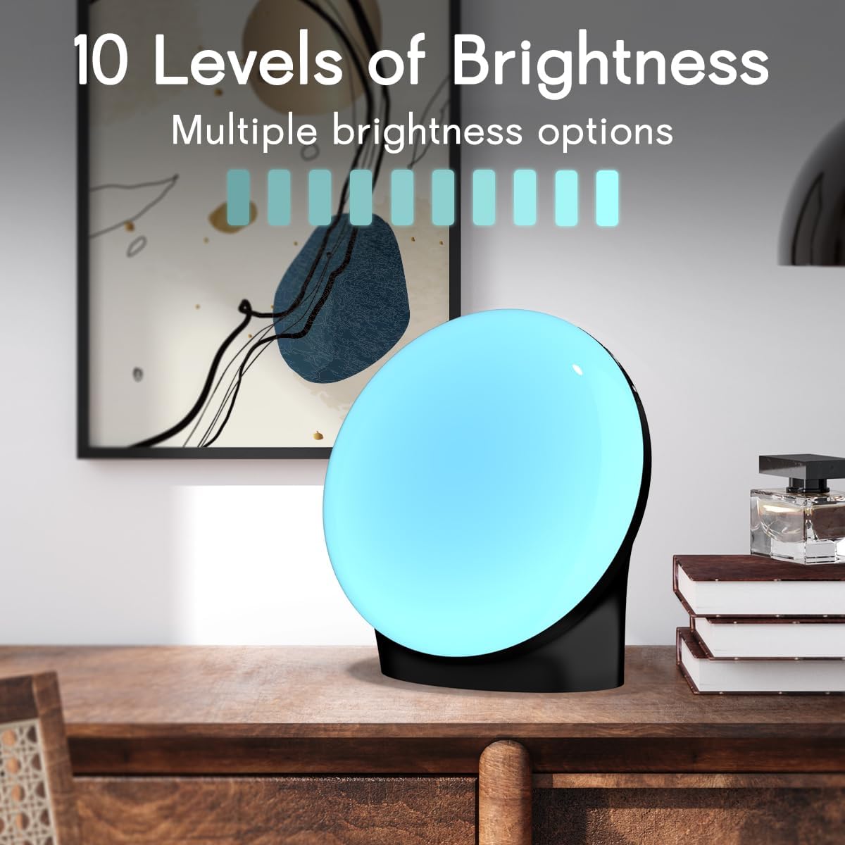 Brown Noise Sound Machine with 30 Soothing Sound 12 Colors Night Light and White Noise Machine 36 Volume Levels 4 Timers and Memory Function 10 Adjustable Brightness Sleep Machine for Baby Adults Kid