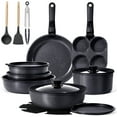 thumbnail image 1 of Gipp 21 Piece Ceramic Pots and Pans Set Non Stick, Cookware Set with Detachable Handles, Safe for Ovens and Dishwashers,Induction Cookers RV Kitchen, 1 of 9