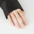 thumbnail image 2 of HONEYRAIN Planet Silver Anxiety Rings for Women Fidget Spinner Rings Sterling Silver Rotating Open Ring Real 925 Silver rings 1 Psc, 2 of 6