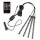 thumbnail image 5 of Scienceny Tiras de luces LED para coche que cambian de Color debajo de la ventana del salpicadero, lámpara de ambiente con Control remoto, decoración Bombillas para automóviles 36smd USB-Port Scienceny VI015237-03B, 5 of 6