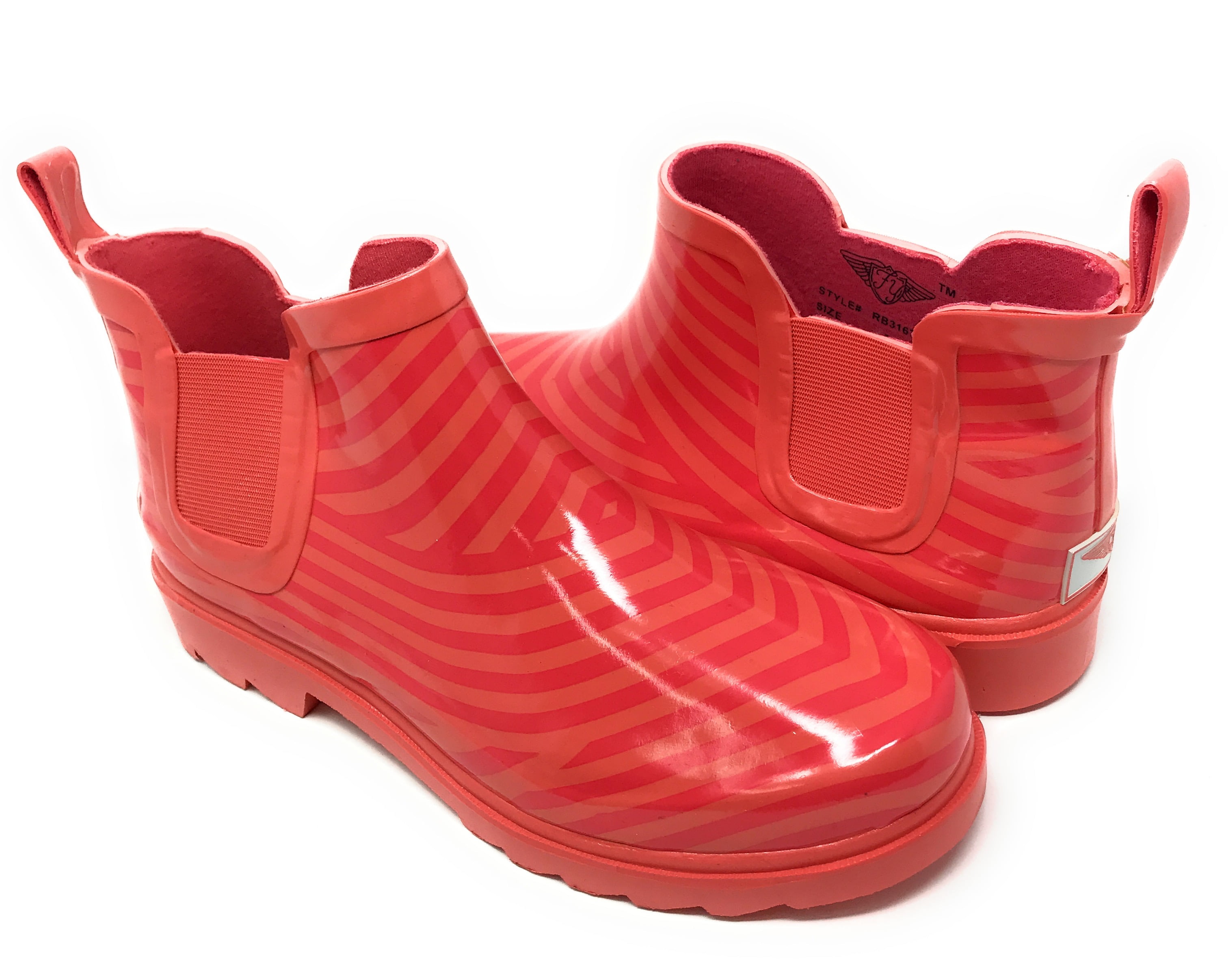 Forever Young Women's Chevron Chelsea Rain Boot