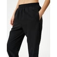 thumbnail image 3 of Jogger Sweatpants High Rise Relax Cut Zipper Pocket Detail, 3 of 6