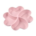 thumbnail image 4 of Masteelf Pink Multigrid Fruit Plate for Home Use Compact Size Snack Plate Made of PP, 4 of 8
