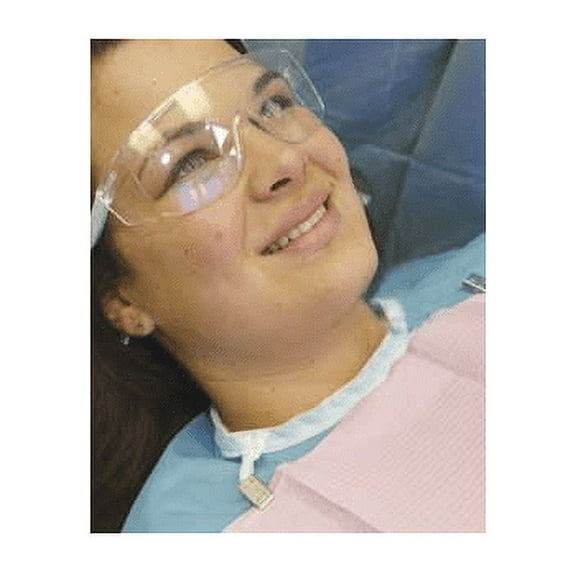 Crosstex NP3WH Patient Apron Counter Neck 27" X 30" Plastic White