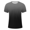 thumbnail image 5 of SBYOJLPB Summer Tops for Men Fashion Casual Men's Round Neck Printed T-shirt Top, 5 of 5