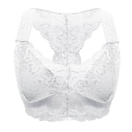 

fanshao Women Bra Wire Free High Elasticity V Neck Multiple Color Optional Crop Top Vest Lace Bralette for Daily Wear