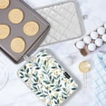thumbnail image 5 of Yayeee Pot Holders Kitchen Heat Resistant with Pocket 7"x9.8" Cotton Oven Cooking Hot Pads, Darker Leafy Pattern, 5 of 7