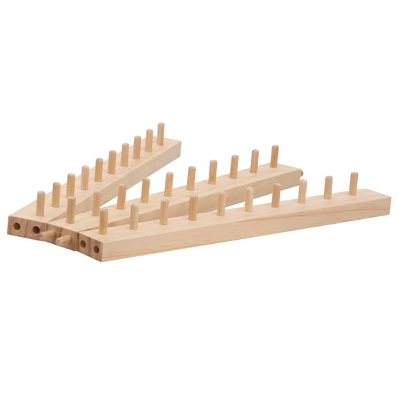 Ikoopy 46inch Chunky Knitting Blanket Machine Foldable Wooden Chunky Weaving Frame DIY Hand Knitting Tool for Beginners Crafts