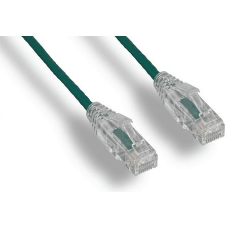 RiteAV - Ultra Slim  Tested Cat 6A High Density Network Ethernet Cable - Green - 0.5ft (10 Pack) price history on PriceWatchPro