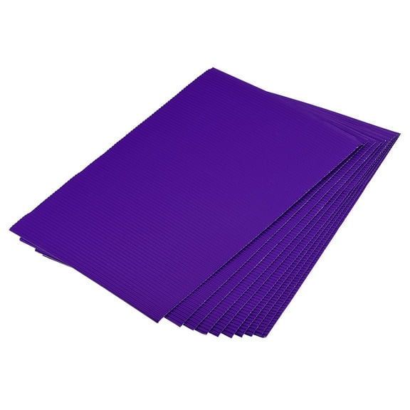 Corrugated Paper Sheets 25pcs 11.69-inch x 8.27-inch Dark Purple Cardboard for DIY Craft