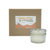 Ginger   Saffron Citronella Soy Candle - 3oz 1 Pack, Best Bee Brothers
