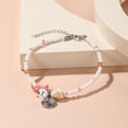 thumbnail image 1 of Nvzi Pulsera de tobillo con estrella de mar y tortuga azul Pulsera de tobillo con estrella de mar y tortuga Pulsera de cuerda Pulsera de estrellas de mar coloridas Joyas , Rosa C, 1 of 4