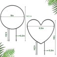 thumbnail image 5 of Soporte para estructura de escalada de abedul para jardinería, varilla de hierro redonda Love, decoración de jardín, planta, arreglo floral, varilla, 5 of 5