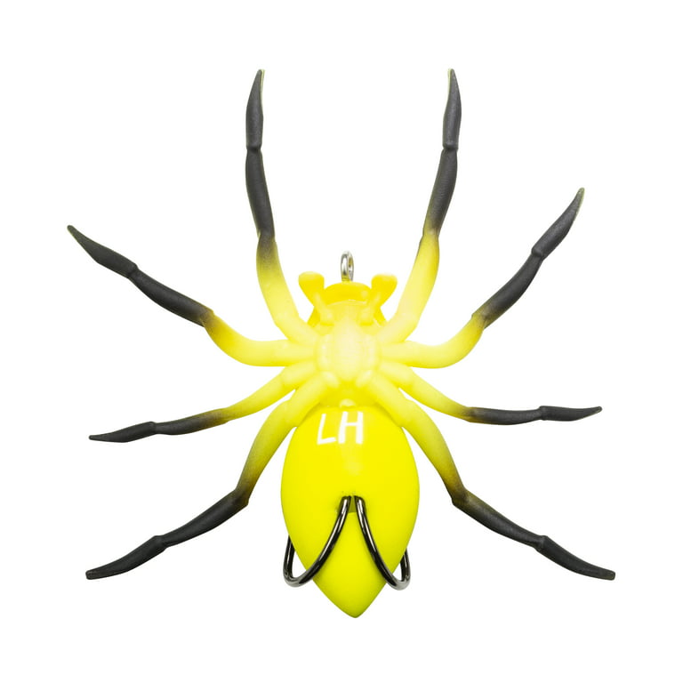 Lunkerhunt Phantom Spider - Poison,2in,1/4oz,Soft Baits,Topwater,Fishing  Lures 