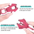thumbnail image 2 of 2/4/5/6FT Dog Leash, Heavy Duty Rope Leashes, Reflective Nylon Pet Lead with Aluminum Quick Release/Locking Tactical Frog Clip for Small Medium and Large Dogs, 1/2 inch, 2 of 6