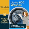 thumbnail image 2 of Almohadillas para orinar lavables GREEN LIFESTYLE impermeables para perros, 34 x 36 cm, 2 of 6