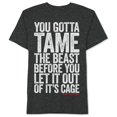 thumbnail image 1 of Camiseta gráfica Zoolander para hombre Tame The Beast negra extragrande, 1 of 2