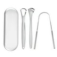 thumbnail image 1 of Tongue Scraper, Reduce Bad Breath (Travel Cases Included), Stainless Steel Tongue Cleaners, 1 of 5