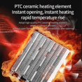 thumbnail image 4 of 500w Electric Heater Desktop Mini Portable Small Ptc Heater Ceramic Heating Fast Heat Mute Winter Warmer Machine (uk), 4 of 5