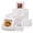 White, variant on YUSS 50pcs Cookie Boxes, 4x4x2.5 Inches Bakery Boxes with Window, for Mini Cake Treat Dessert Pastry Donuts Macaroon Strawberries Chocolate Candy (Kraft Paper Material,with Stickers)