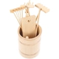 thumbnail image 1 of Miniature Zen Garden Rake Wooden Sandbox Tool for Decor Khaki Color Lightweight Easy to Store, 1 of 8
