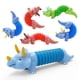 thumbnail image 2 of Tubos elásticos de dinosaurio de dibujos animados para niños y adultos, juguetes para aliviar el estrés, recuerdos de fiesta, juguete de viaje, 2 uds., 2 of 8