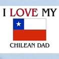 thumbnail image 2 of CafePress - I Love My Chilean Dad Infant Bodysuit - Baby Light Bodysuit, Size Newborn - 24 Months, 2 of 4