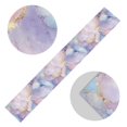 thumbnail image 5 of Yayeee Table Runner 90 inches Long for Home Kitchen Rectangle Dining Table Holiday Party Decoration, Purple Marble Pattern, 5 of 7