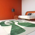 thumbnail image 2 of Abstract Pattern Large Area Living Room Decorative Carpets Green Minimalist Bedroom Bedside Carpet Minimalist Creative Art Rugs My Lux Decor Round, 2 of 10