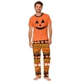 thumbnail image 2 of Grblisyd Halloween Matching Family Pajamas Set Cute Cartoon Graphic Print Mommy and Me Matching Outfits Soft Nightwear for Family, 2 of 7