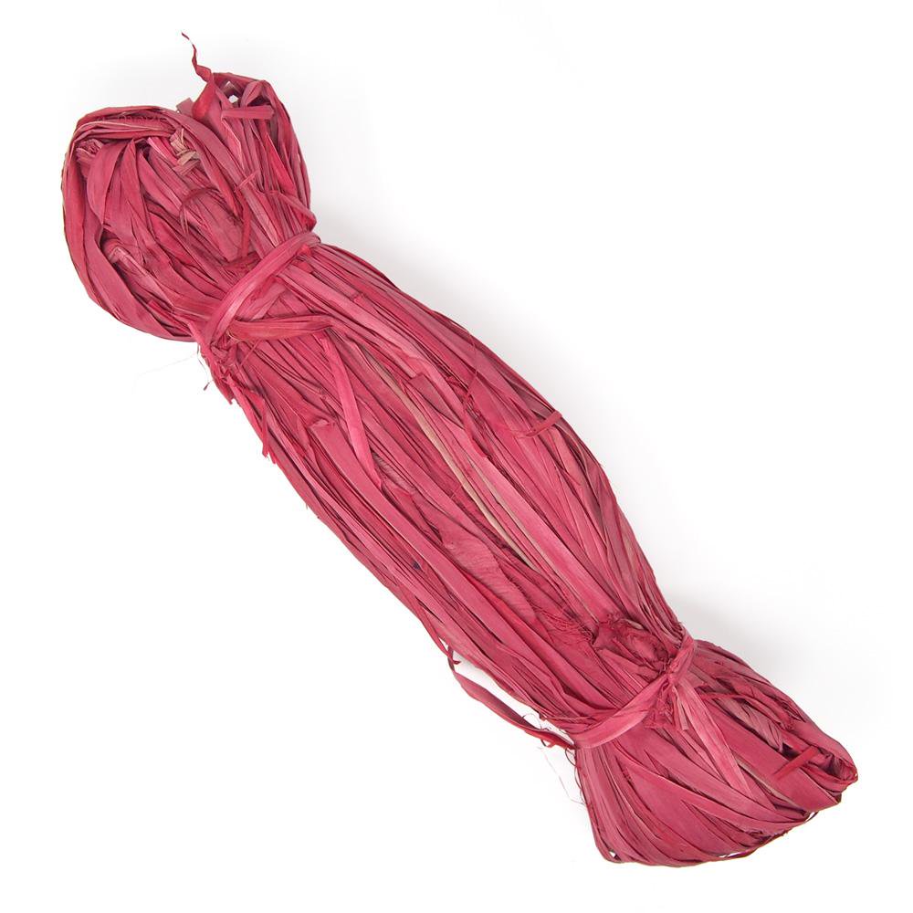 Small Raffia Grass Bundle, Rose, 50Grams