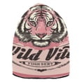 thumbnail image 2 of BZSMCE Winter Beanie Hats Warm Cozy Cap Wildly Bright Pattern, 2 of 7