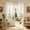 AM, variant on QuanTara Double Layer Floral Draw Back Curtain – Sheer Lace & Blackout Tier – Multicolor Rod Pocket Window Treatment for Home Décor