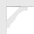 thumbnail image 3 of Ekena Millwork 5"W X 24"D X 24"H Standard Balboa Architectural Grade Pvc Bracket With Block Ends, 3 of 8