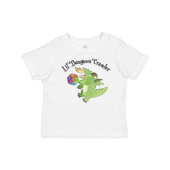 Inktastic Lil' Dungeon Crawler Cute Dragon Boys or Girls Baby T-Shirt