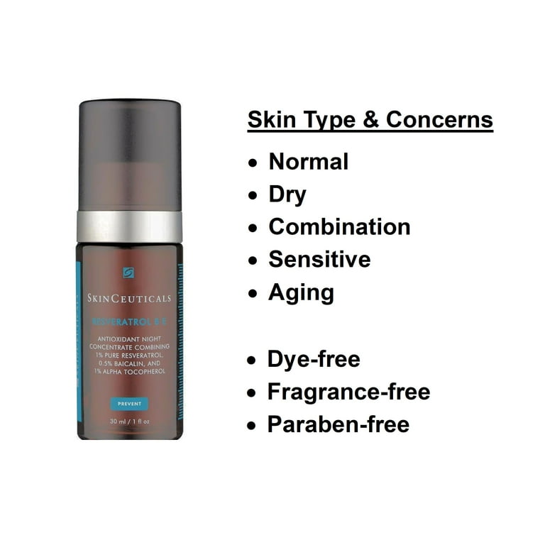 SkinCeuticals Resveratrol B E, Antioxidant, Skin Repair, Hydrating