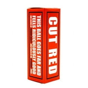 Cut Golf Red 2 Piece Ionomer Golf Balls, 24 pack, White