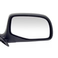 thumbnail image 2 of KarParts360 For Ford F-350 1992 93 94 95 96 1997 Door Mirror | Black and Chrome Housing | Plastic | Clear Glass | Manual | Screws Type | Convex Shaped | Rectangular | Replacement For F7TZ17682DAB, 2 of 4