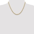 thumbnail image 2 of 14K Yellow Gold necklace Anchor chain Concave 18 in 3.75 mm, 2 of 5