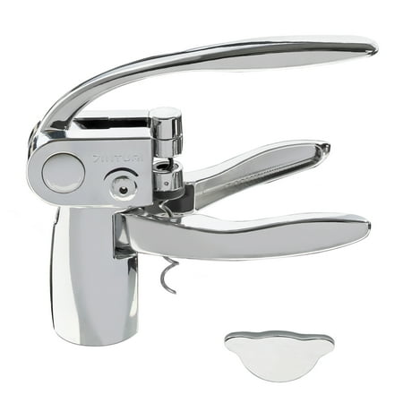 

Traditional Wine Lever Opener with Replacement Screw and Foil Cutter