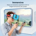 thumbnail image 4 of Prociv Newest VR Headset for Nintendo Switch2 Model, 3D VR Glasses with Adjustable Lens for Virtual Reality Gaming Experience, Switch VR Labo Goggles Headset for Nintendo Switch2(White Blue), 4 of 10