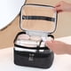 thumbnail image 4 of Bolsas de maquillaje Organizador de estuches cosméticos de viaje de doble capa, 4 of 5