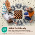 thumbnail image 4 of Design&I 6'x9' Ultra Soft Area Rug, Brushed Central Emblem Mediterranean Dot Motif Symmetrical Design None Fluffy Washable Non Shedding for Guest Room Bedroom Living Room, 4 of 7