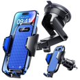 thumbnail image 1 of Soporte para teléfono de coche VANMASS 2024 con ventosa y clip para iPhone, color azul, 1 of 9