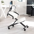 thumbnail image 7 of DRAGONN (By VIVO) Ergonomic Kneeling Chair with Back Support, White, 7 of 7